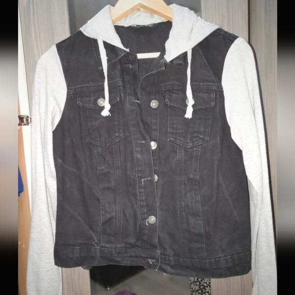 Select Jackets & Blazers - Denim hooded jacket